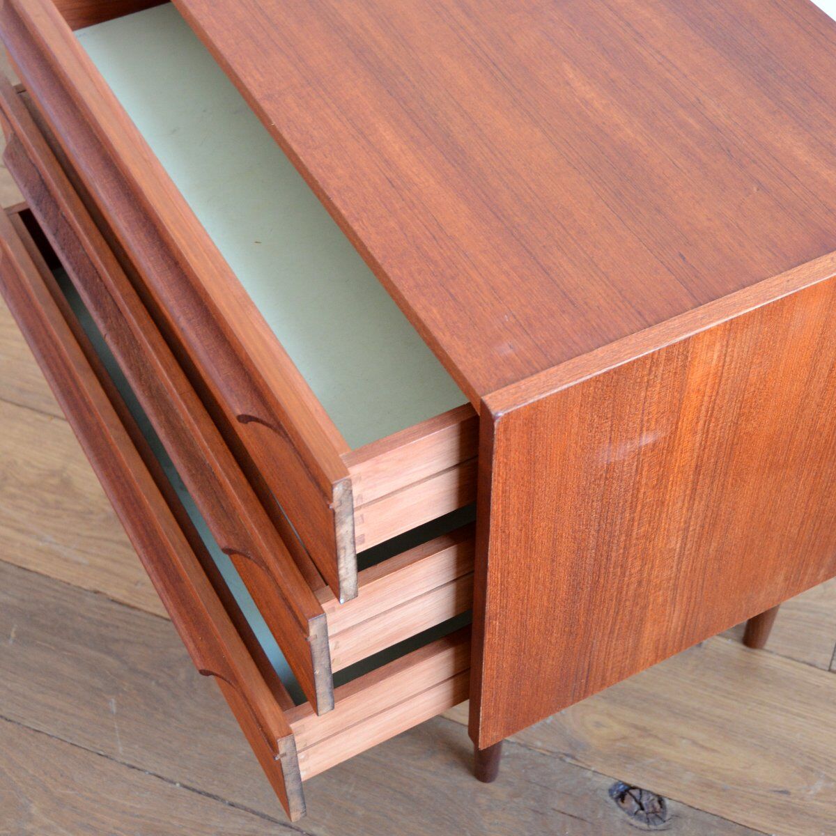 Commode scandinave teck vintage 1960s