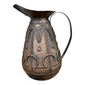 Arts and Crafts: Jug with Alpha and Omega Decorations 1900