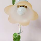 Table lamps with tulip-shaped lampshades, set of 2