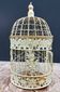 Classic roung wrought iron bird cage small