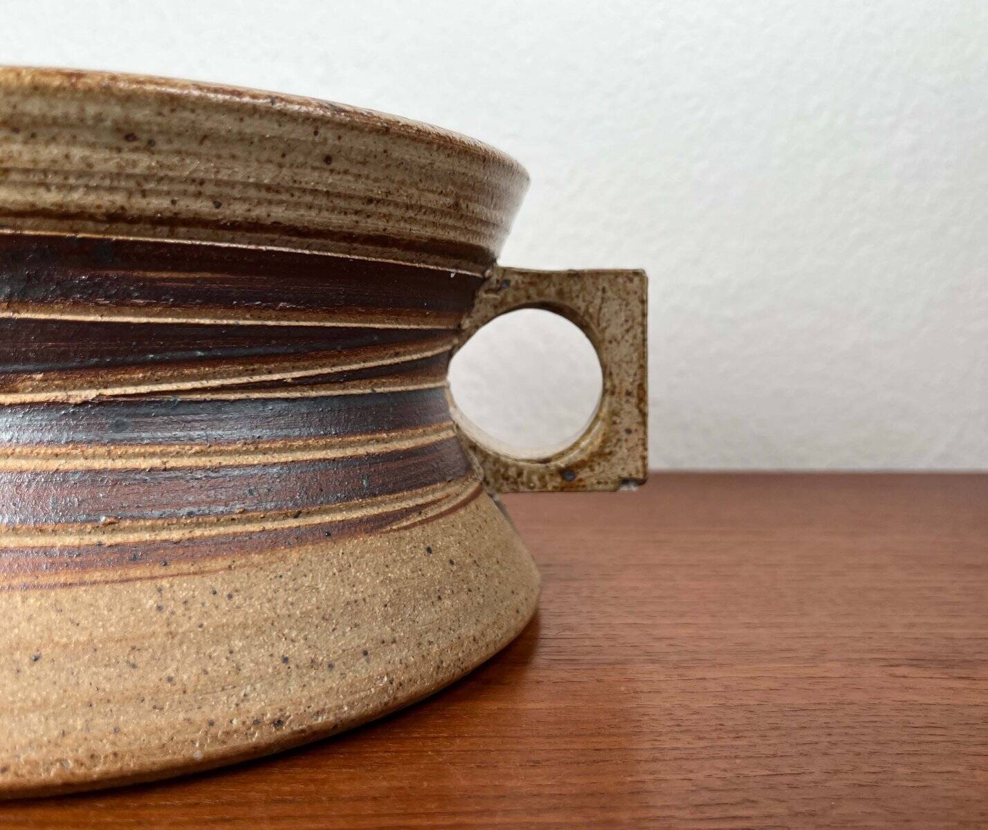 Mid-Century Modern Danish Studio Pottery Bowl by Tue Poulsen for Tue Keramik, 1960s