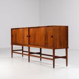 Unusual highboard or sideboard in rosewood Denmark 1967