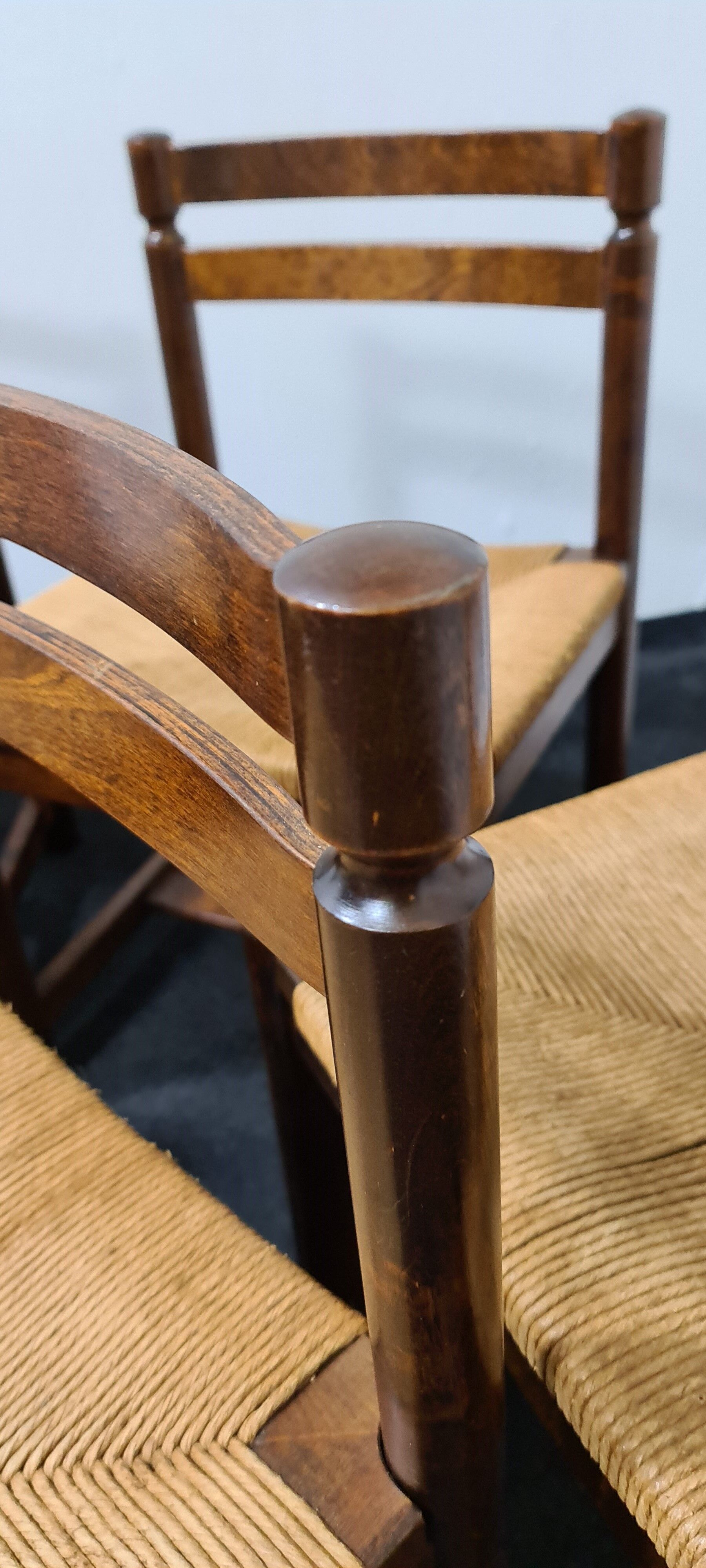 Set of 5 vintage dining chairs by Asko Finland