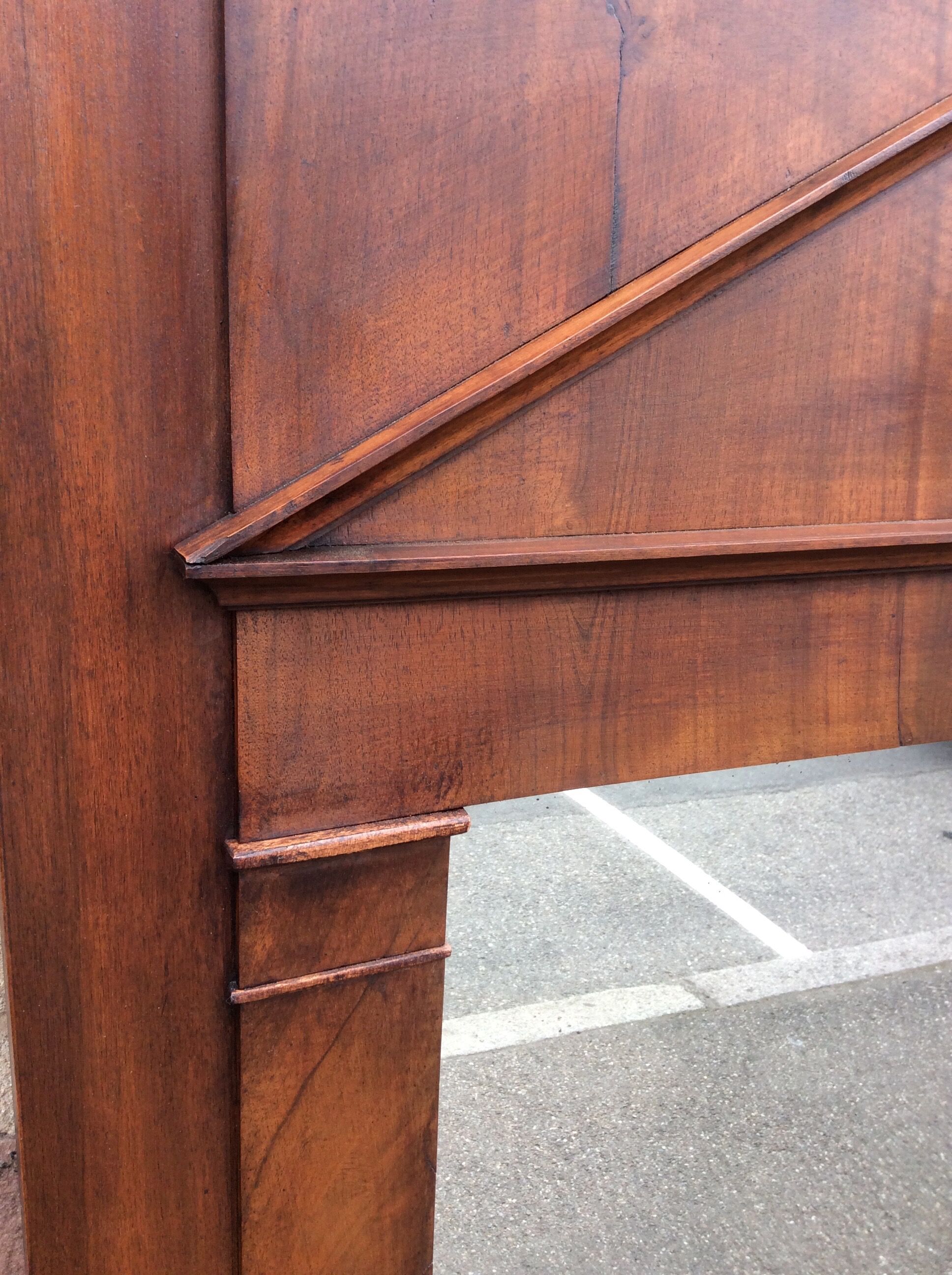 Mirror trumeau Empire biedermeir walnut - 170x100cm