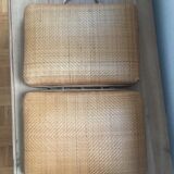 Vintage wicker case