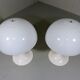Set of 2 XL Panthella table lamps by Verner Panton 1970's