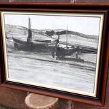 Charcoal on paper by Granados Llimona, 1977.