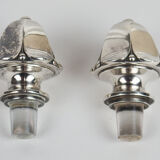 Pair of Art Deco decanters Gallia Cristofle