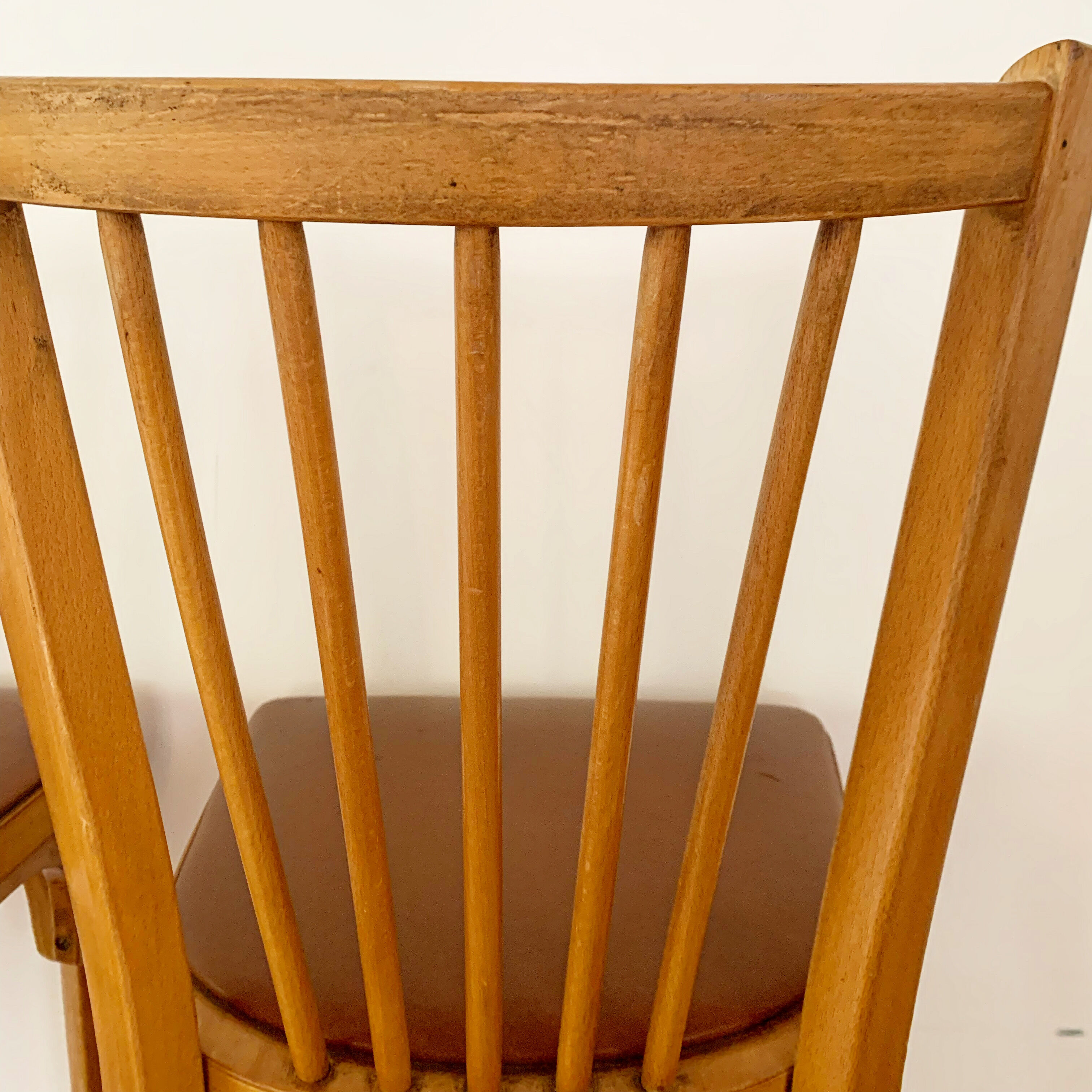 Pair of Baumann bistro chairs