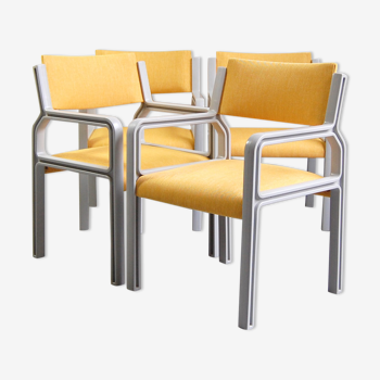 Suite de 4 chaises FP3007 de Pierre Mennen pour Pastoe 1970s