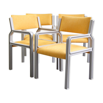 Suite of 4 chairs FP3007 by Pierre Mennen for Pastoe 1970s