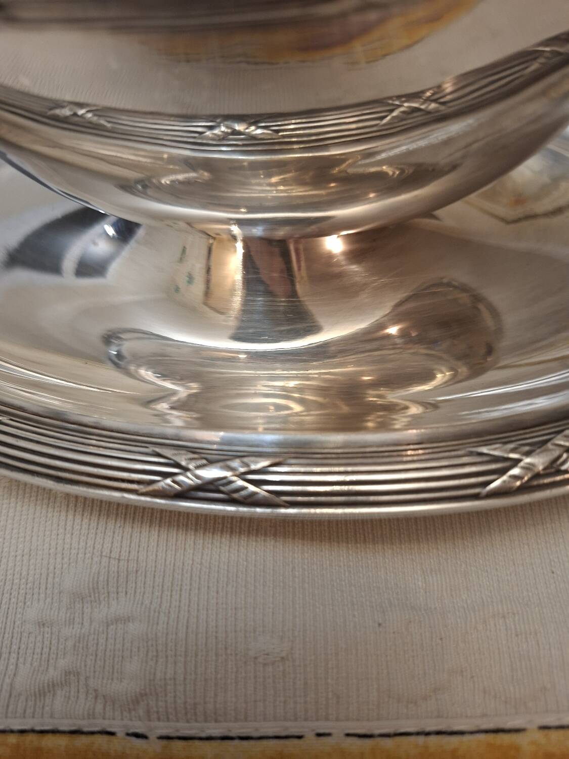 Christofle sauce boat