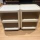 Kartell Componibili 4970 – Pair of modular units on wheels – Design by Anna Caste