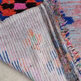 Colorful moroccan rug - 79 x 263 cm