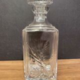Carafe à whisky en cristal taillé