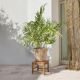 Tabouret bambou /osier vintage