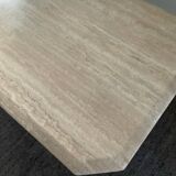 1970s travertine coffee table