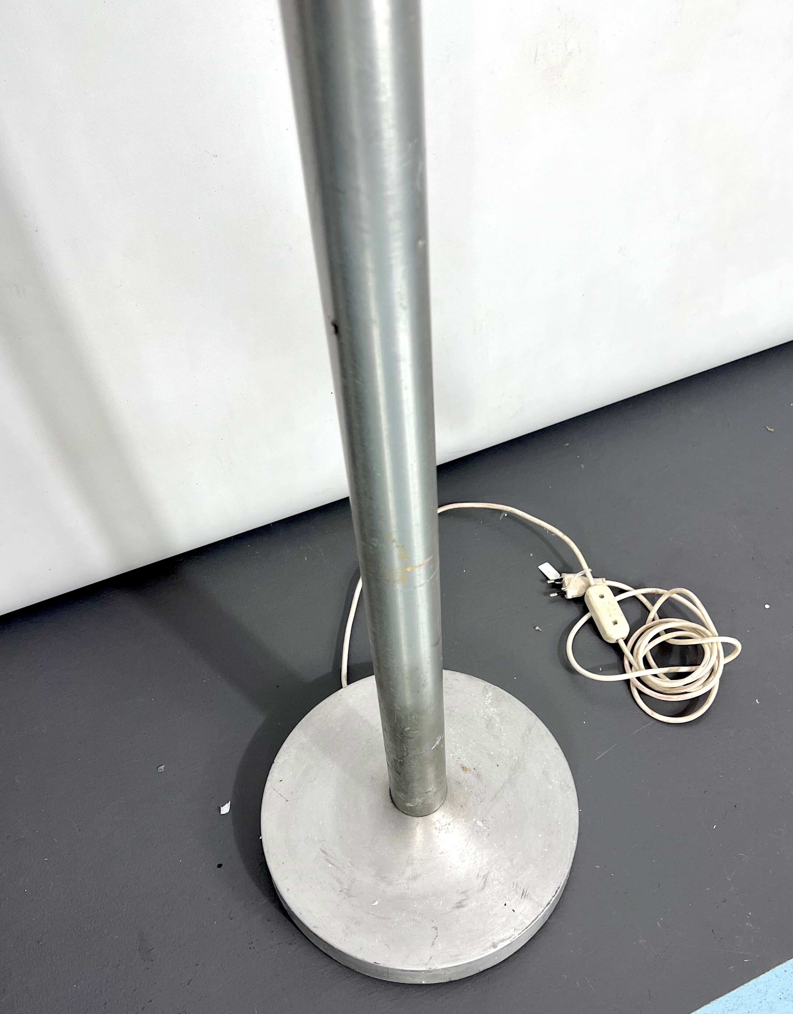 Aluminum Luminator floor lamp by Stilux Milano, 1960s