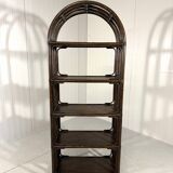 Large dark rattan rack display 1970’s