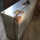 Large vintage suitcase in light metal