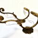 Bronze coat hanger pair
