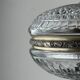 Antique glass bowl with a bronze base, Italy, 1920s