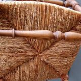 Old corner armchair