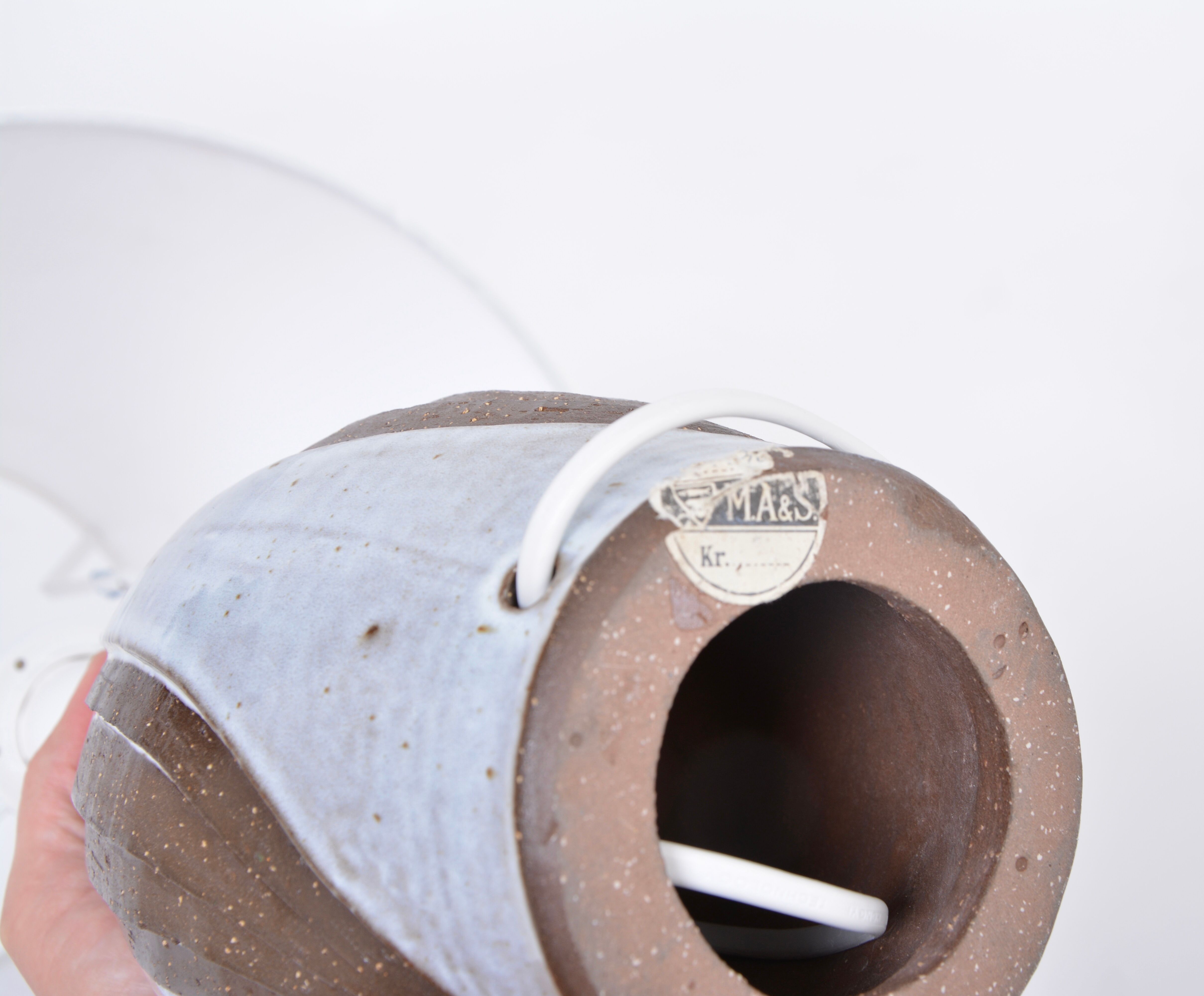 Pair of Danish Midcentury Ceramic Table Lamps by Michael Andersen