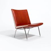Danish Lounge Chair The Airport Chair Designed by Hans Wegner, 1950's