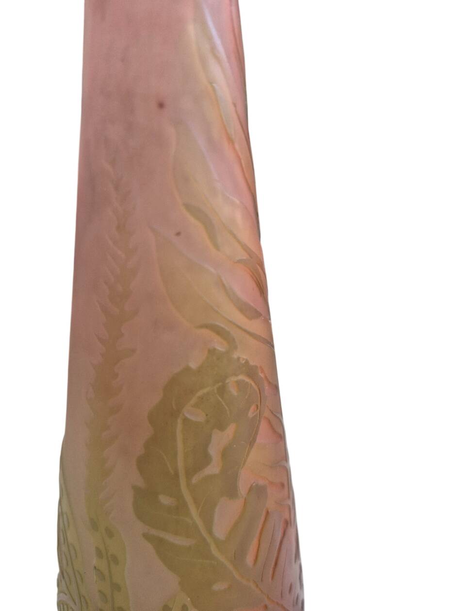 soliflore vase Emile Gallé 1900 1910