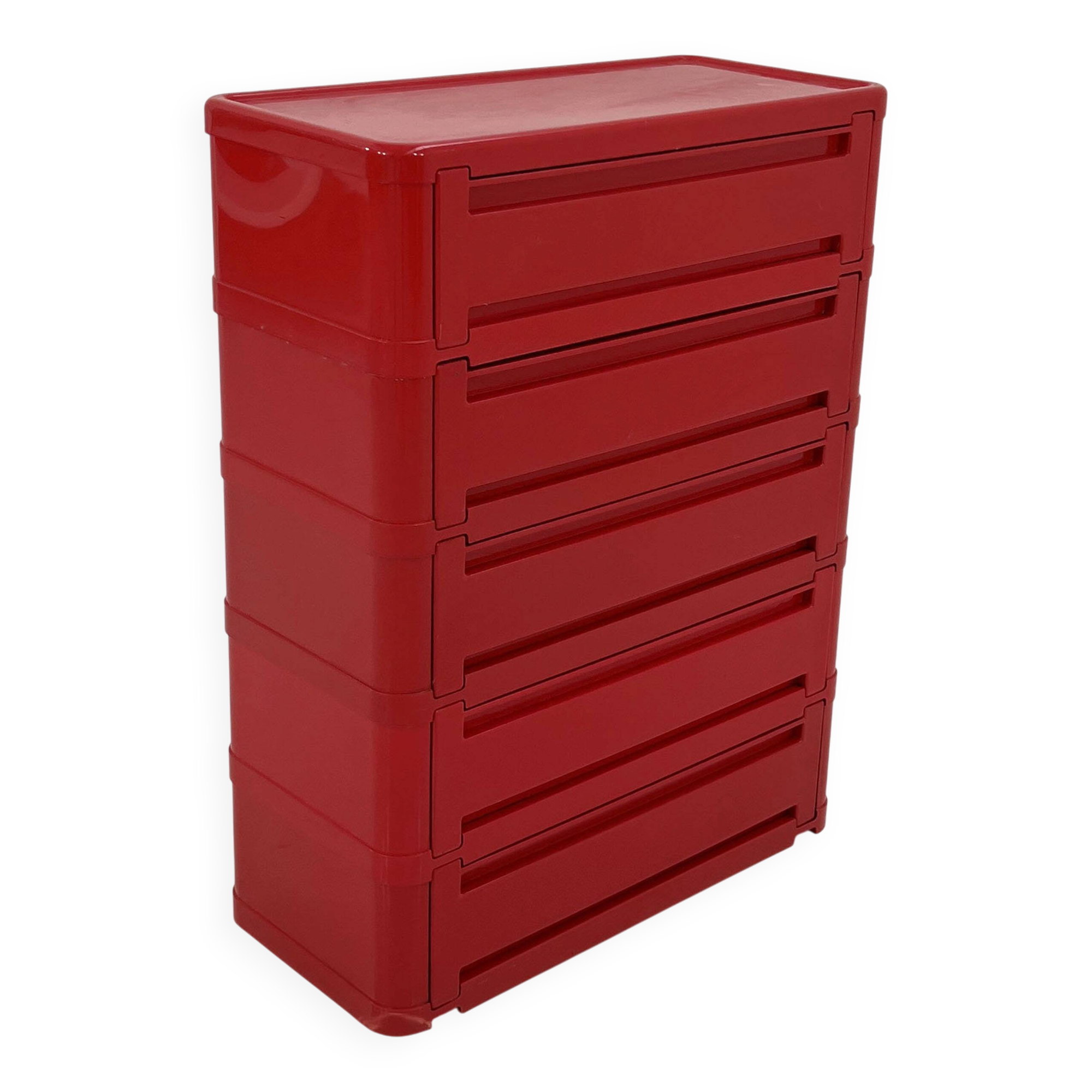 White cabinet model "4964" by Olaf Von Bohr for Kartell, 1970