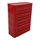 White cabinet model "4964" by Olaf Von Bohr for Kartell, 1970