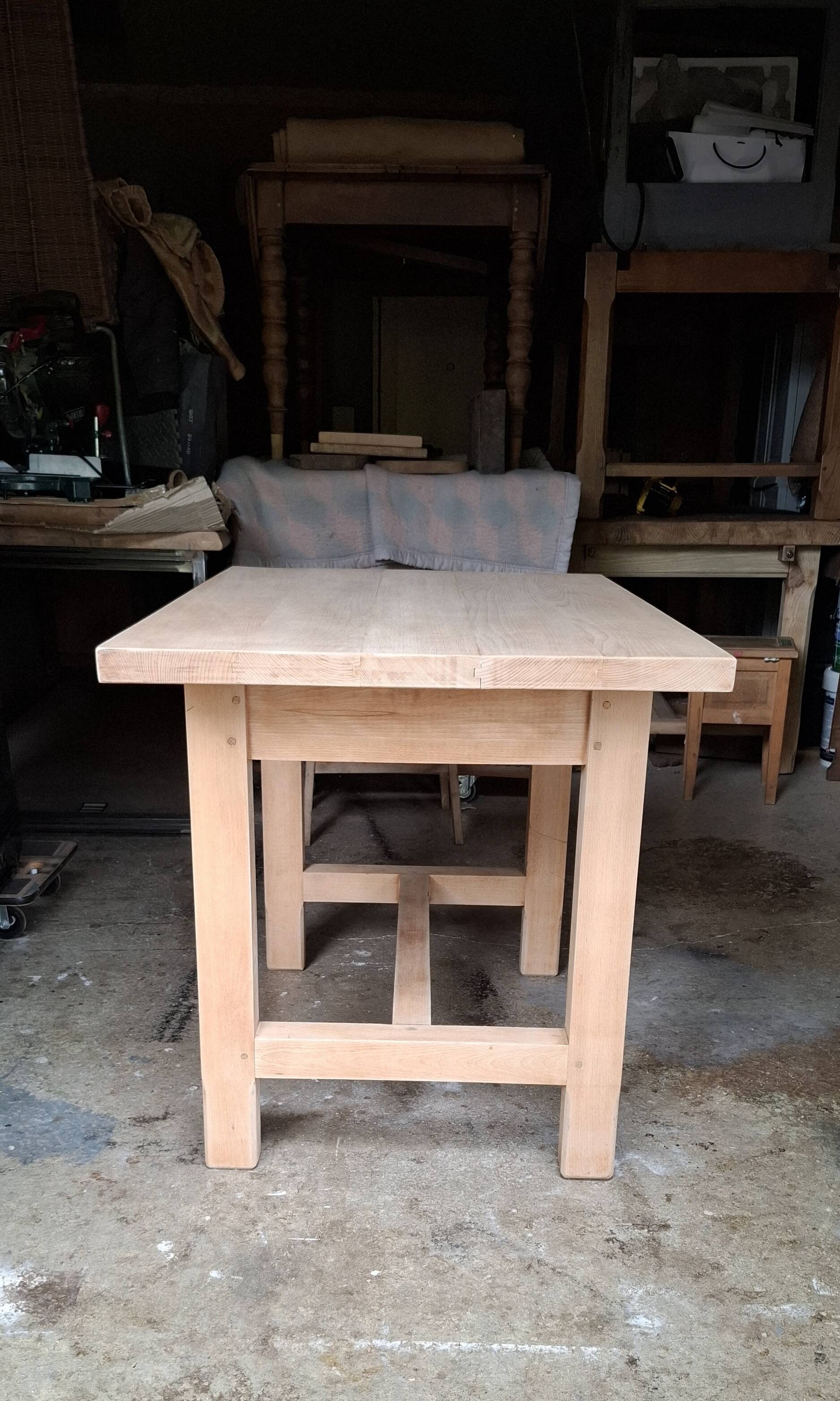 Small renovated farmhouse table