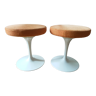 Pair of stools Knoll Saarinen