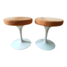 Paire de tabourets d'Eero Saarinen pour Knoll