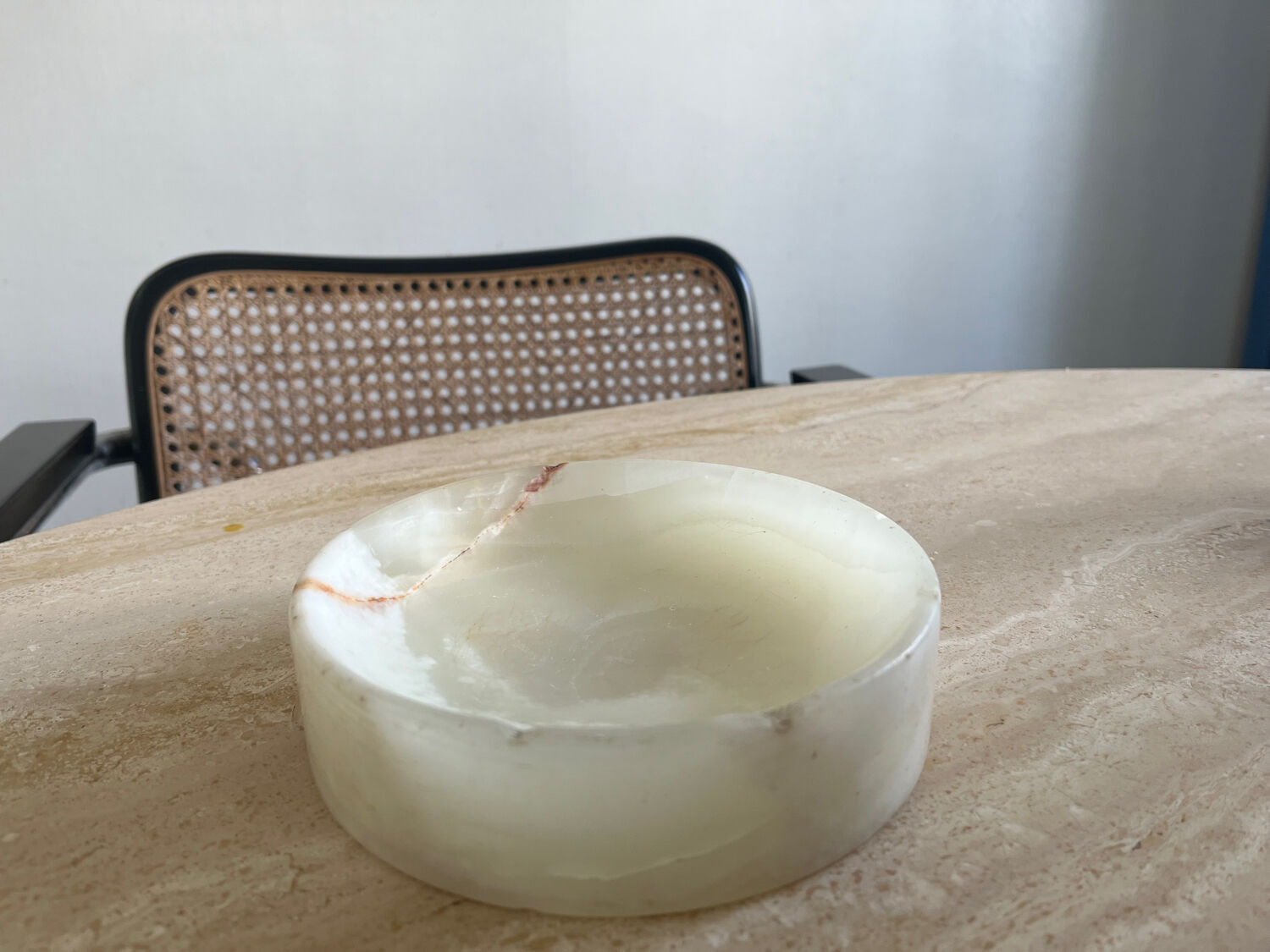 White onyx pocket tray
