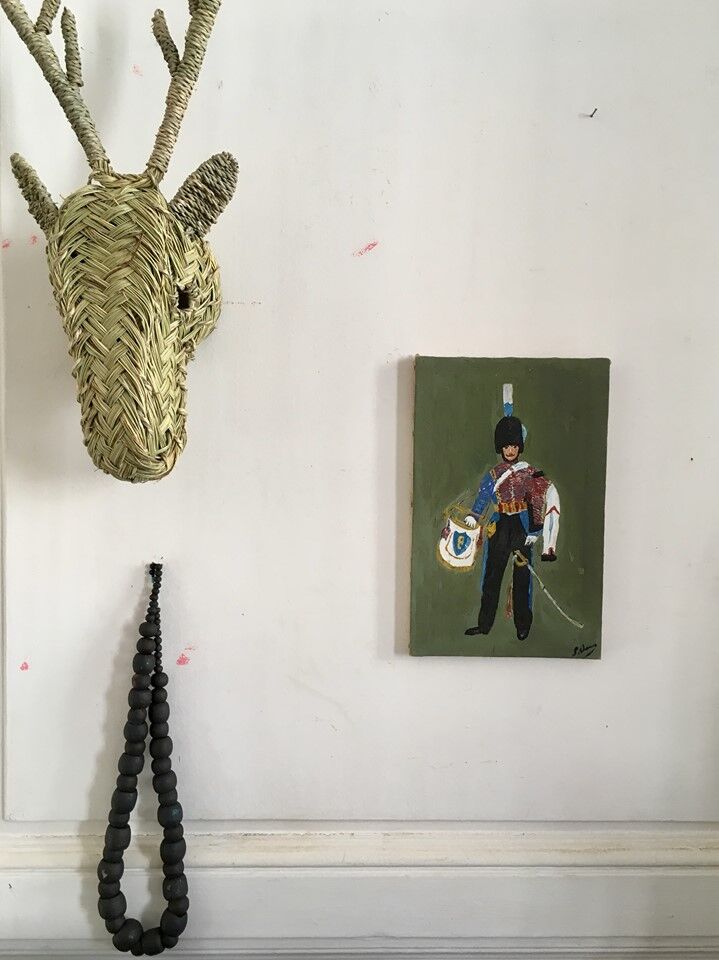 Painting infantry oil