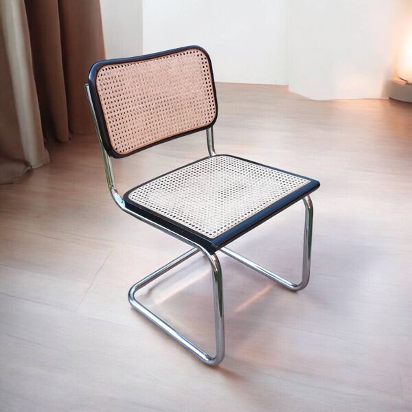 Chaise Cesca en bois massif et cannage naturel