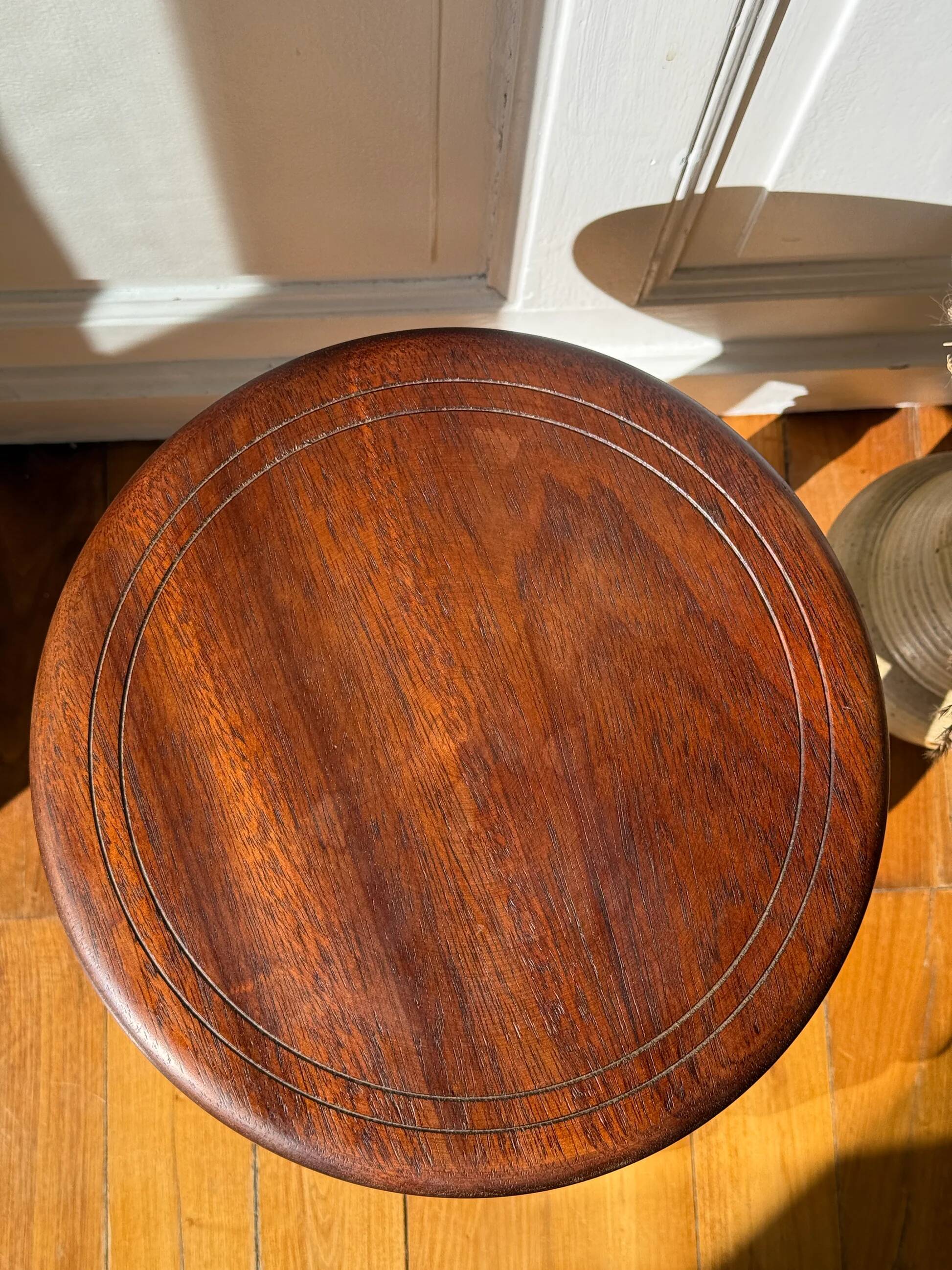 The rustic stool