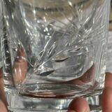 Set of Three 30cl Vintage Crystal Whisky Glasses // Epi Model // Art d