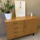 Commode vintage scandinave des années 60 en chêne clair