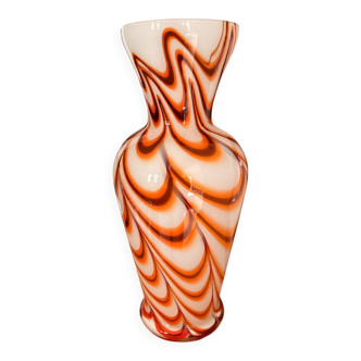 Grand vase en opaline marbrée — Style Pop Art Florentine — Années 7