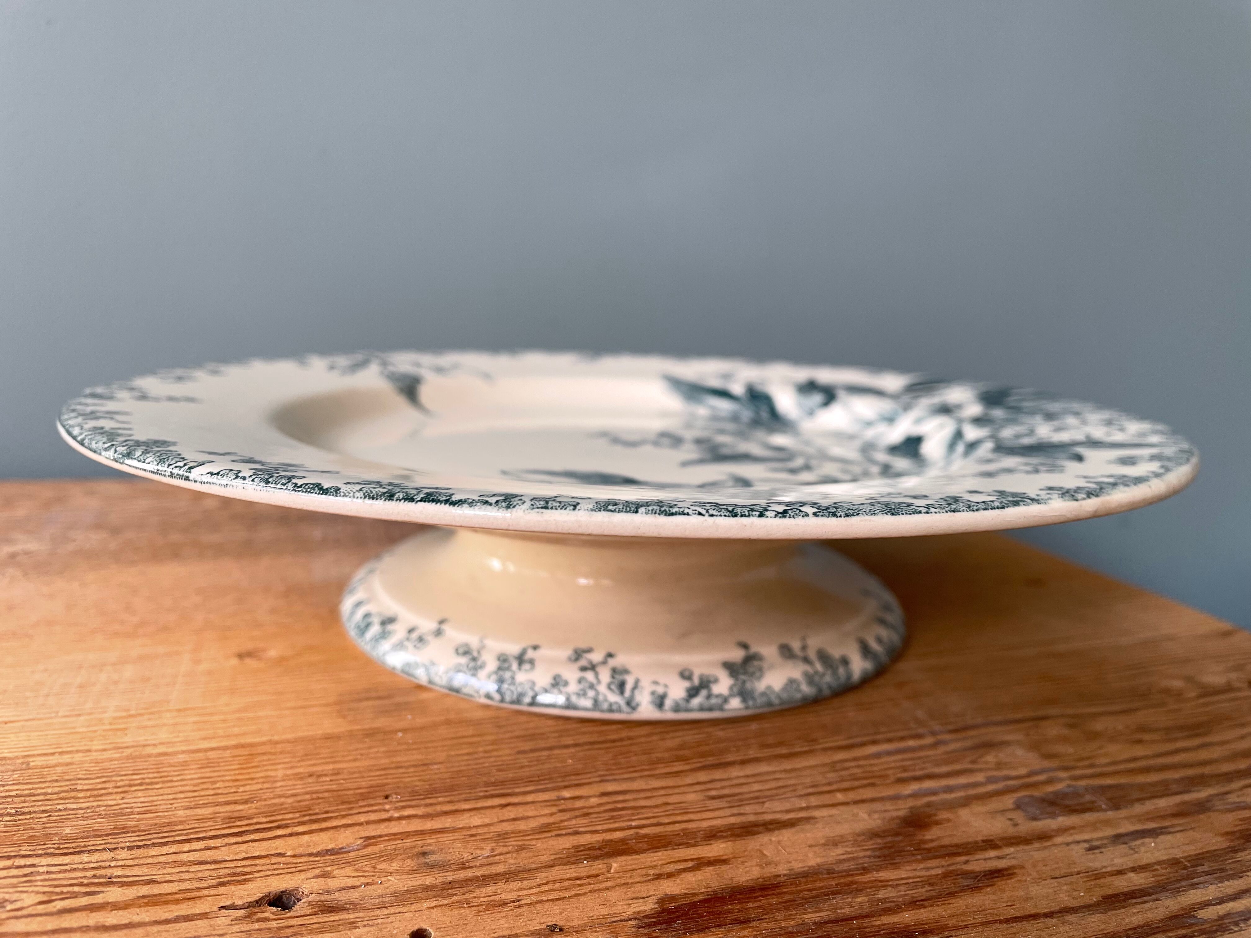 Compotier Terre de Fer, Milan collection, Gien porcelain