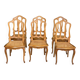 6 Louis XV caned chairs, Regency style