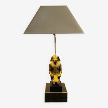 Table lamp Hollywood Regency Pharaoh of the '70s, excellent conditions