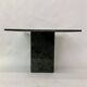 Table à manger en granit vert, années 1980