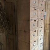 Ancien meuble de notaire à clapets en bois