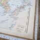 Asia, China and Japan. Geographical map printed in 1900.