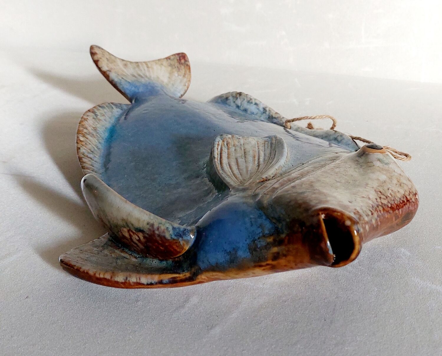 Vintage ceramic fish to hang