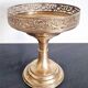 Gold-plated metal footed cup from the early 20th century